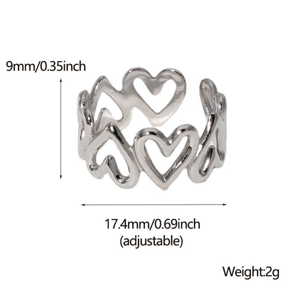Silver Heart Ring - Picture 2 of 2